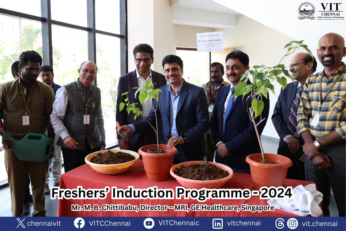ChennaiVit's tweet photo. Kicking off an exciting journey with the brightest minds! ✨
A glimpse into the Freshers' Induction Programme for our students of https://t.co/qXZMadmUnK., MCA, and Integrated https://t.co/qXZMadmUnK. programmes!!🎉
#VITChennai #FreshersInduction #Batch2024 #NewHorizons https://t.co/yq6CyUpOIO