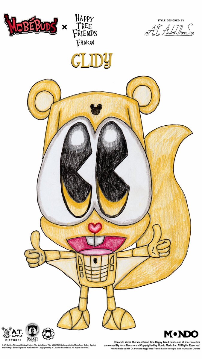 ATAndreiThomas's tweet photo. #HappyTreeFriends #Mobebuds #ATAndreiThomas #Drawing #Speedart #Speeddrawing #MobebudsxHappyTreeFriends #htfoc #htffan #HTFGlidy #Glidy
Here is the Finishing picture of HTF Fanon: Glidy in Mobebuds Style https://t.co/0o5c4R3rpU