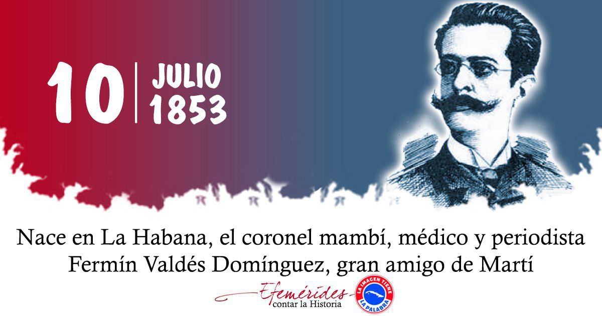 Patriota sin tachas, médico y científicos consagrado... gran amigo de Martí.
Luchó contra la injusta arbitrariedad cometida contra 8 de sus compañeros de estudio, quienes fueron fusilados el 27 de noviembre de 1871, por el odio contra la Revolución.
#CubaViveEnSuHistoria