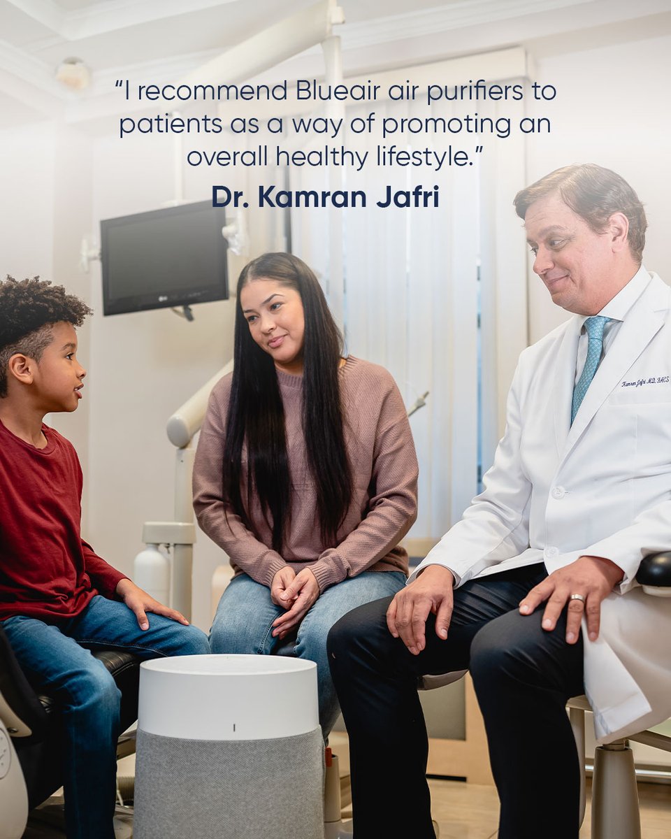 Blueair is doctor reviewed and approved! ✔️ Dr. Kamran Jafri, ENT Specialist and advocate for air wellness, knows that the quality of air we breathe plays a crucial role in our overall respiratory health.

Be sure to read more here -&gt; spkl.io/601947aSW
