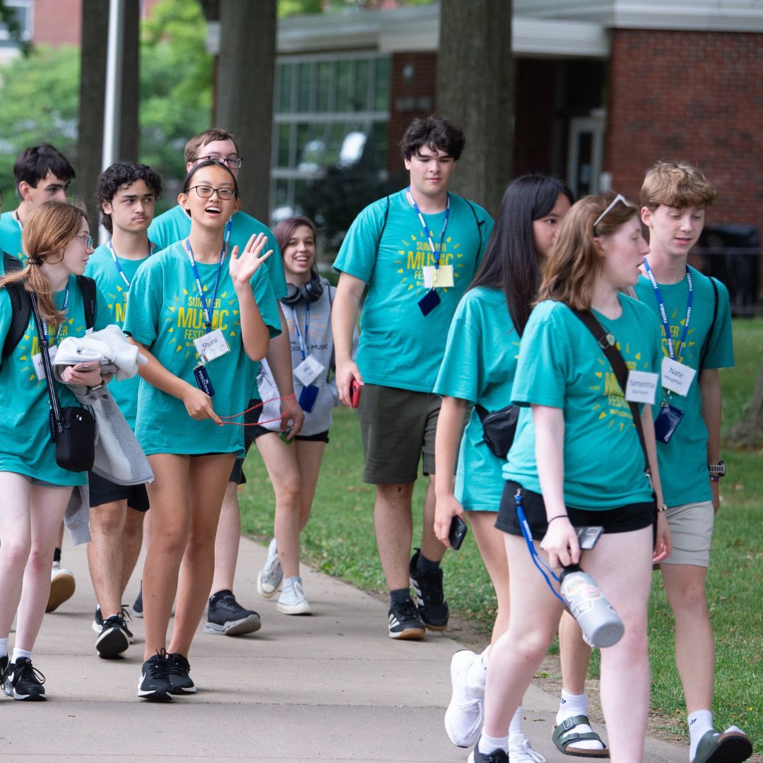 🎶🏫 We wrapped up another amazing #SummerMusicFestival last week! Over 125 middle and high school students joined us for band and piano camp. In addition to their ensembles, all students sang in a camp-wide chorus and concluded the week with an incredible concert. #FutureFRED