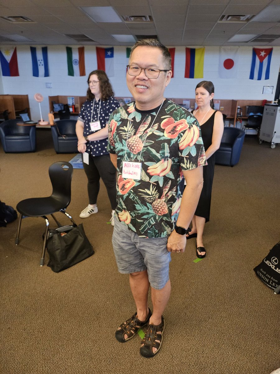 MCPSWorldLang's tweet photo. We're 'in flight' @MCPS Summer Leadership Experience for World Languages instructional leaders, exploring enrollment data, language proficiency, & leadership! ๐ฆ We see ripples of positive change via effective strategies & global perspectives. #LanguageLeadership #ButterflyEffect https://t.co/U0DrKMFMid