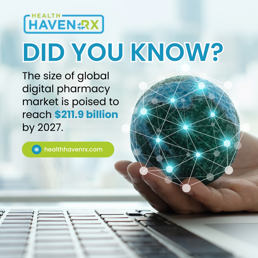 With the global digital pharmacy market on the rise, it's crucial for digital health companies to have the right partners by their side. 🤝 Let Health Haven Rx be your ally in navigating this landscape and delivering innovative solutions to patients everywhere. 💊