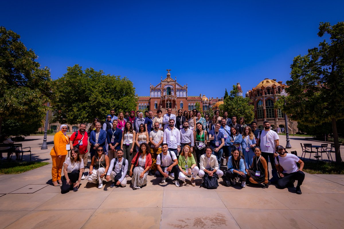 Group photos at the break on the 1st day of the #CREACT4MED24 Closing Event. An amazing group of creative persons from all over the #Mediterranean!