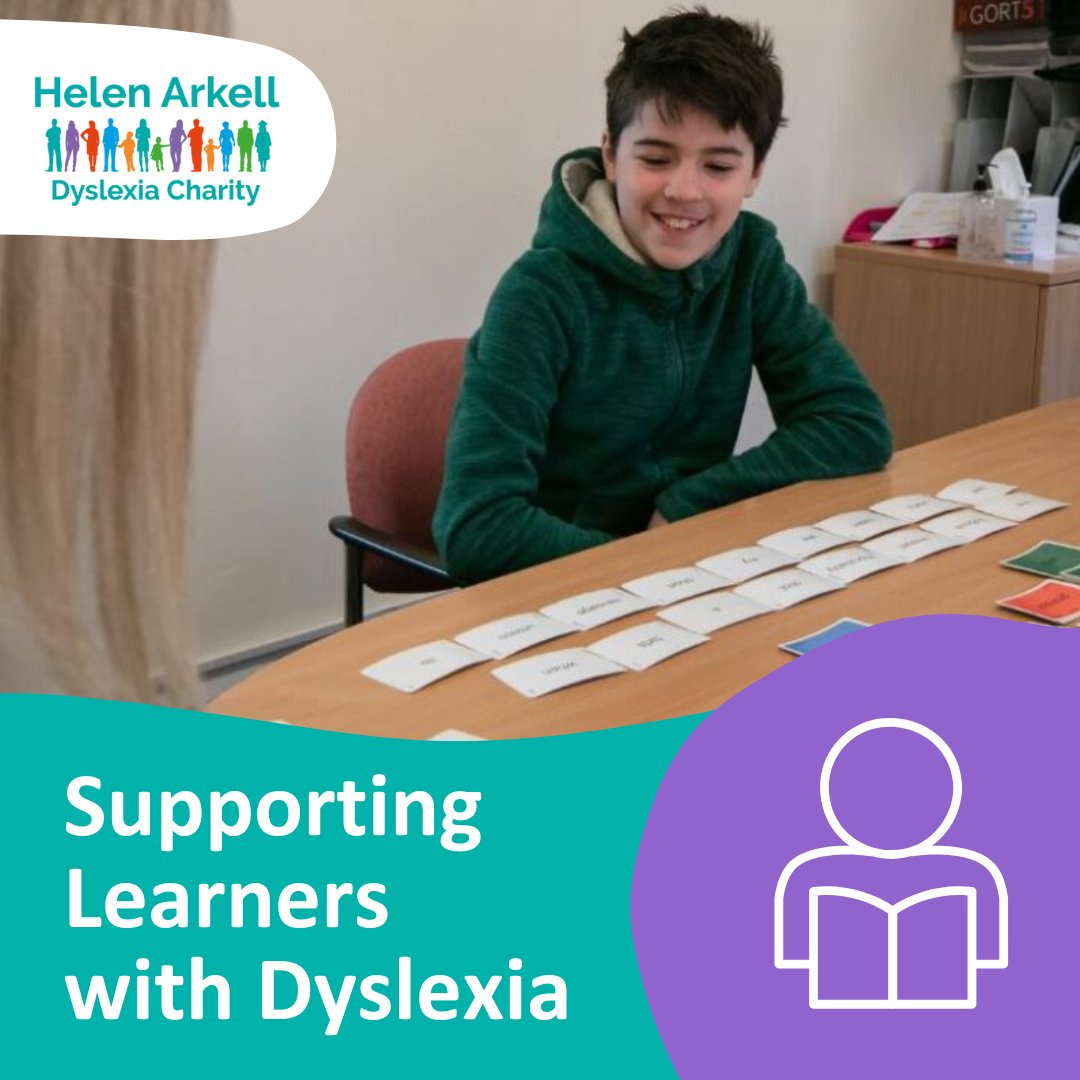 ArkellDyslexia's tweet image. Join us for a practical course for teaching assistants and anyone supporting learners with dyslexia or Specific Learning Difficulties: helenarkell.org.uk/events/support…
#DyslexiaSupport #LearningDifficulties #Education #TeachingAssistants #OnlineCourse #HelenArkell