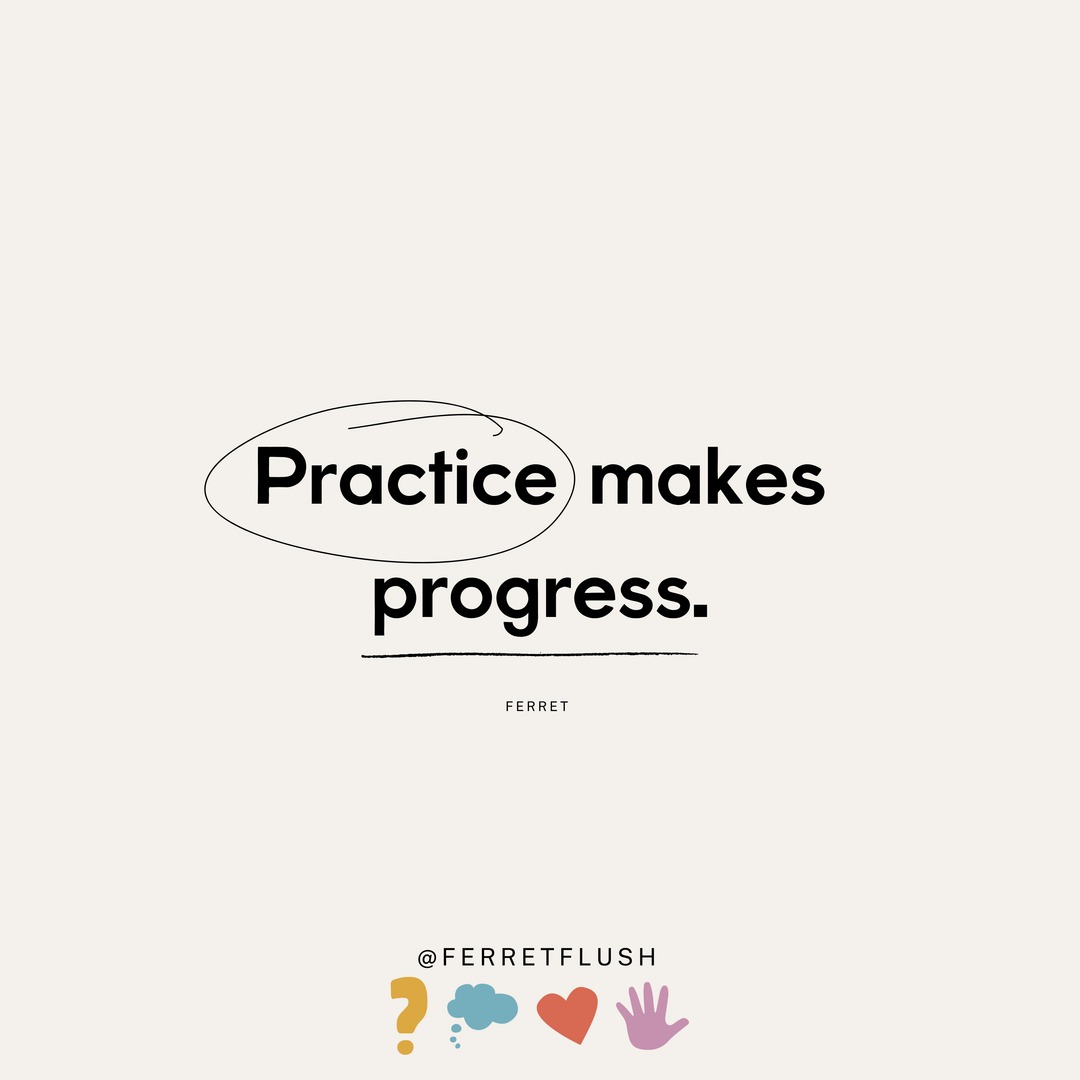 The purpose of practice is progress. Improvement is possible with persistence. Oh, and don't forget a proficient guide and supportive friends to help you laugh along the way!

#ferretflush #cardgame #practice #ferretout #familyfun #gamenight #mentalhealth