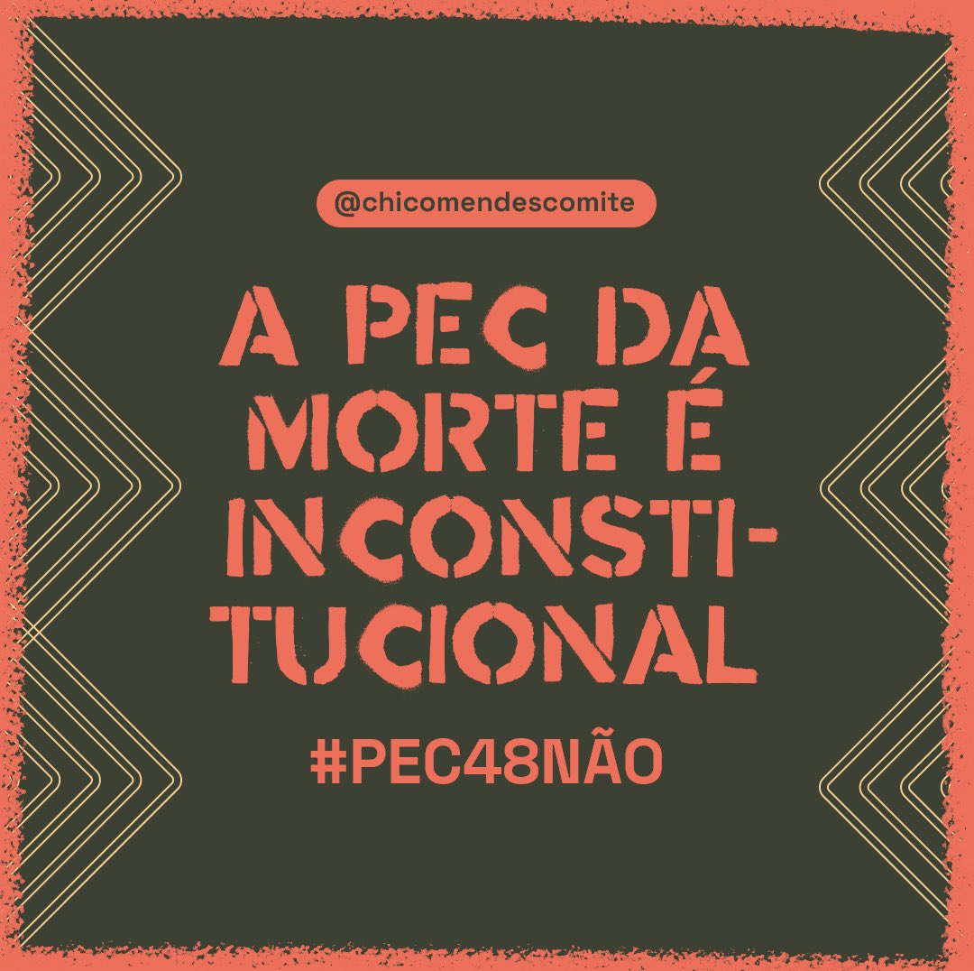 O marco temporal é um retrocesso!
Não podemos aceitar que direitos indígenas sejam apagados por uma data arbitrária. É hora de nos unir e defender nossas florestas e culturas ancestrais!!

#PEC48NÃO #MARCOANCESTRAL