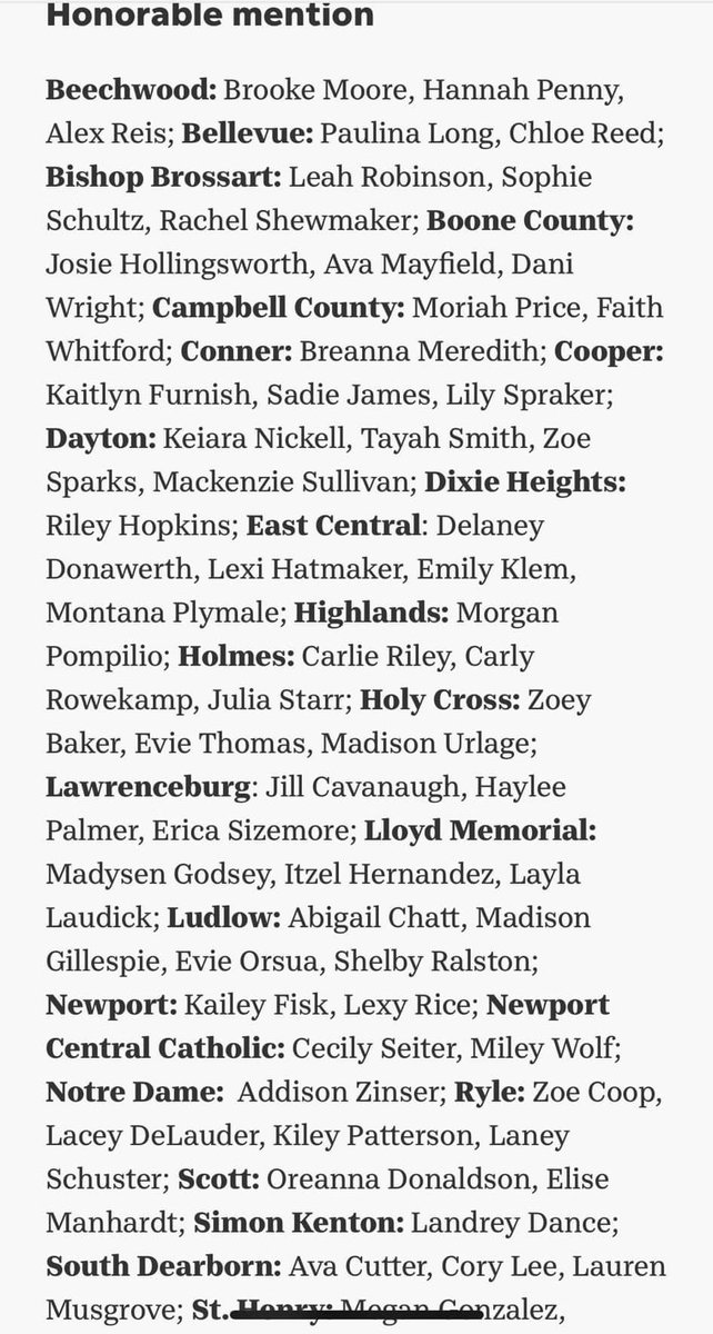 Ryle HS Softball (@rylesoftball) on Twitter photo Congratulations to our players who made the Cincinnati Enquirerβs 2024 Spring High School All-Stars π Strong work! πͺπ»
First Team - <a href="/MadisonGoddard3/">Maddie G</a>
Honorable Mention -
Zoe Coop
<a href="/DelauderLaci/">Laci Delauder 2025</a>
Kiley Patterson
<a href="/LaneySchuster/">Laney Schuster</a>
<a href="/RyleAthletics/">Ryle High School Athletics</a> <a href="/MBOdom10/">Mary Beth Odom</a> <a href="/Jschu1313/">Jason Schuster</a> Congratulations to our players who made the Cincinnati Enquirerβs 2024 Spring High School All-Stars π Strong work! πͺπ»
First Team - <a href="/MadisonGoddard3/">Maddie G</a>
Honorable Mention -
Zoe Coop
<a href="/DelauderLaci/">Laci Delauder 2025</a>
Kiley Patterson
<a href="/LaneySchuster/">Laney Schuster</a>
<a href="/RyleAthletics/">Ryle High School Athletics</a> <a href="/MBOdom10/">Mary Beth Odom</a> <a href="/Jschu1313/">Jason Schuster</a>