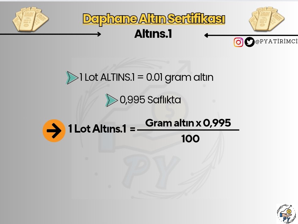 🪙 Altın Sertifikası (#ALTINS) Alırken Buna Dikkat Edin !!! 

➡️ Dostlar bildiğiniz gibi darphane altın Sertifikası borsa üzerinden alınıp satılıyor. 

➡️ Darphane Altın Sertifikası altına endeksli olmasına rağmen arz talep e de bağlı olarak fiyatta değişiklikler yaşanıyor. 

➡️