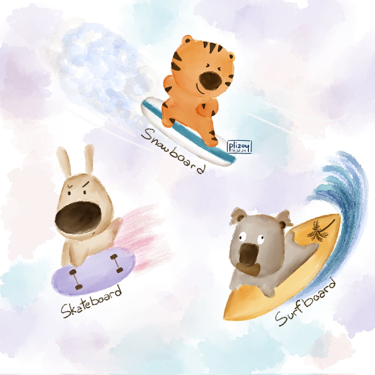 PlizoyDrawing's tweet photo. #LuiKajonBo #สามสิงห์จริงจัง
#thaikidsillustrator #surfing #childrensbookillustration #extremesport #skateboards #childrensillustration #childrensbook #kidlitillustration #kidlitillustrator #kidlit #picturebookillustrations #picturebook #snowboard #picturebookart https://t.co/ROqomFN7ST