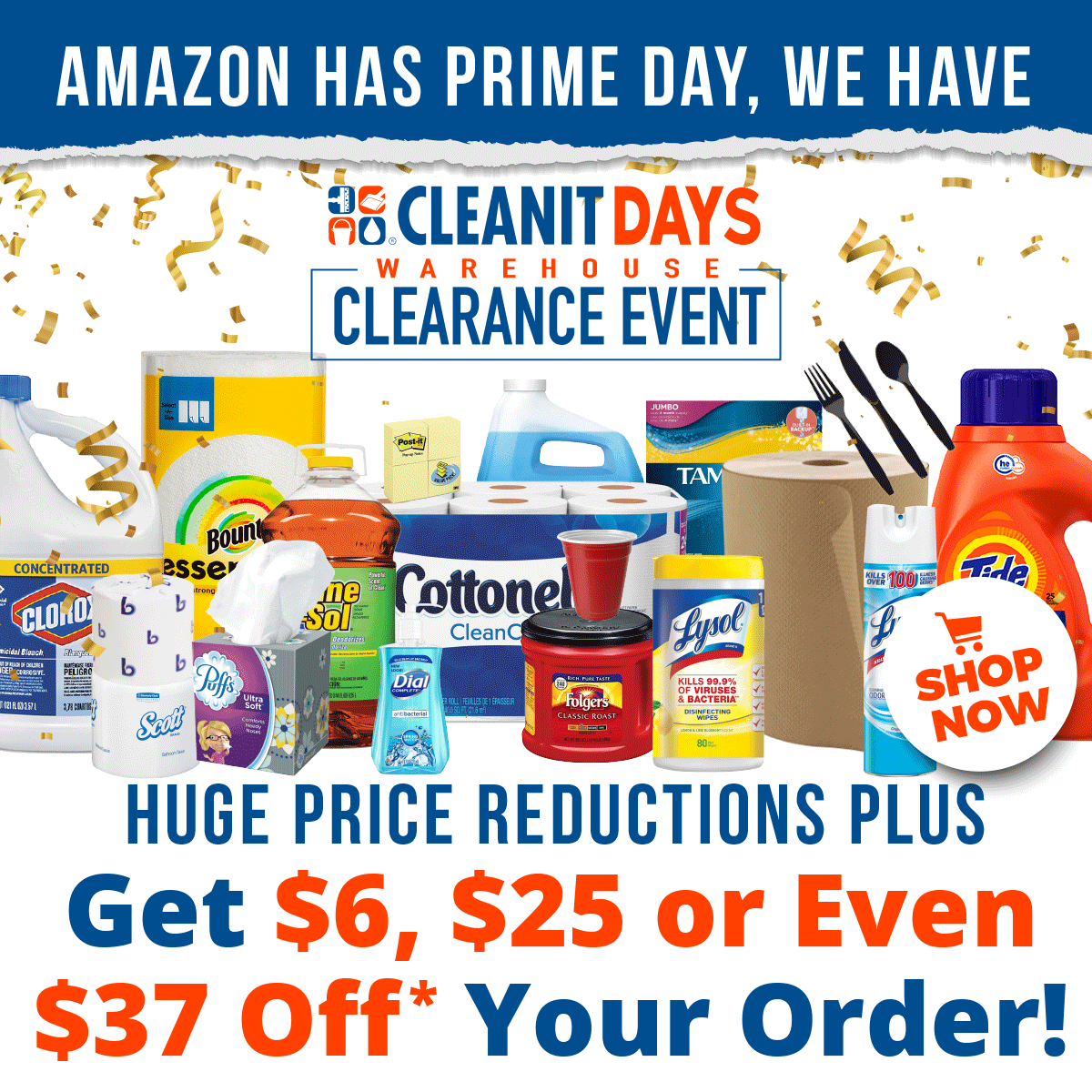 Hurry, the CleanIt Days Warehouse Clearance Event ENDS SOON!

Limited Time Price Reductions on 1000's of Top Wholesale Products Plus Choose Big Savings Off Your Order! - Hurry, Offers for a Limited Time Only

cleanitsupply.com