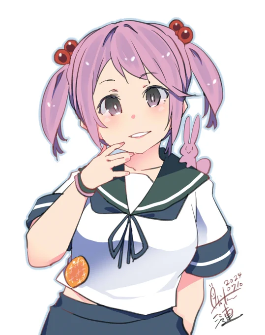 『さざなみちゃ!』#艦これ #漣 