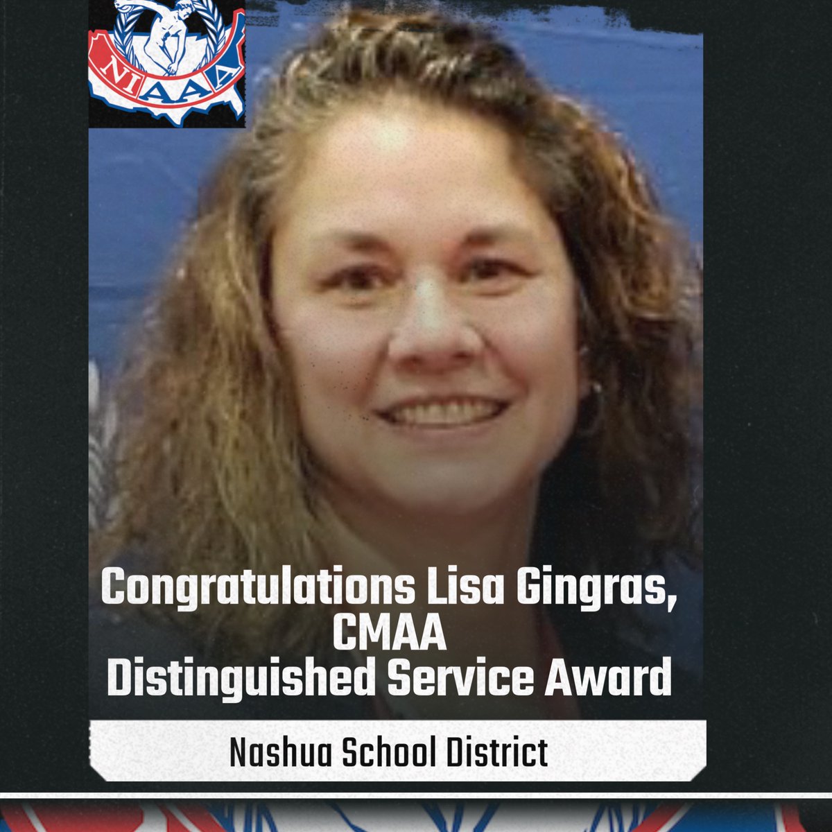 The NHADA is excited to celebrate Lisa Gingras, CMAA <a href="/nashuaathletics/">Nashua Athletics</a>
Lisa will receive the Bruce Whitehead Distinguished Service Award at the NADC in Austin, Texas on December 17, 2024. Congratulations on this well deserved honor, Lisa.