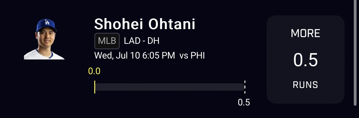 I’m expecting a bounce back from the dodgers offense today and Ohtani is scoring tonight🎯🎯 

MLB PrizePicks POTD

#prizepicks
#GamblingX 
#MLBPicks