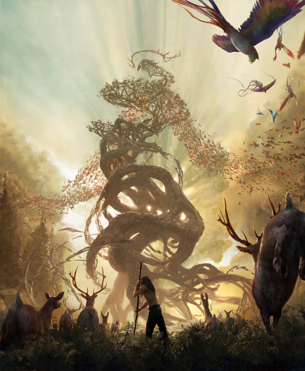 moosebaby9000's tweet image. "Endurance" illustration for Modern Horizons 3 #magicthegathering #evoke