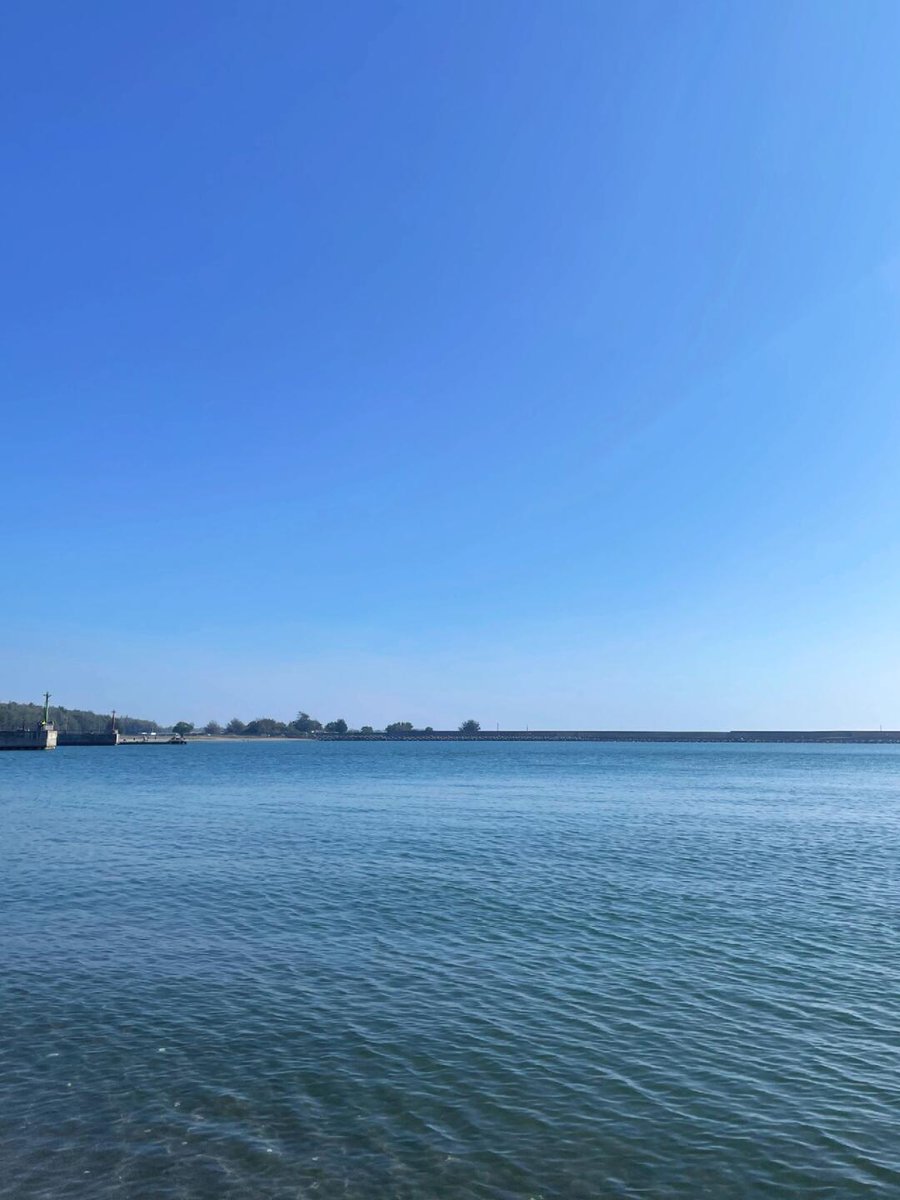 台南市の無人海岸 - 安平北堤防