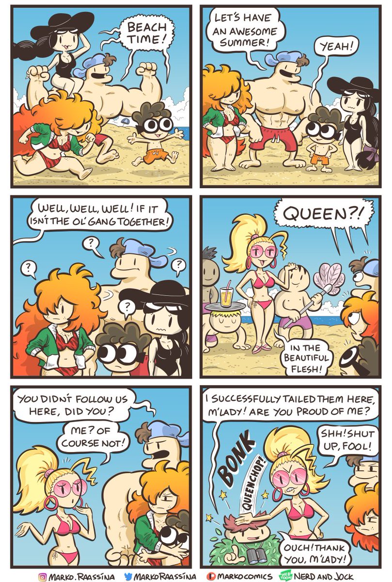 MarkoRaassina's tweet photo. Nerd and Jock 254 - Beach arc begins! https://t.co/n1QkJkSIOU