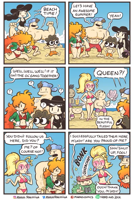 Nerd and Jock 254 - Beach arc begins!