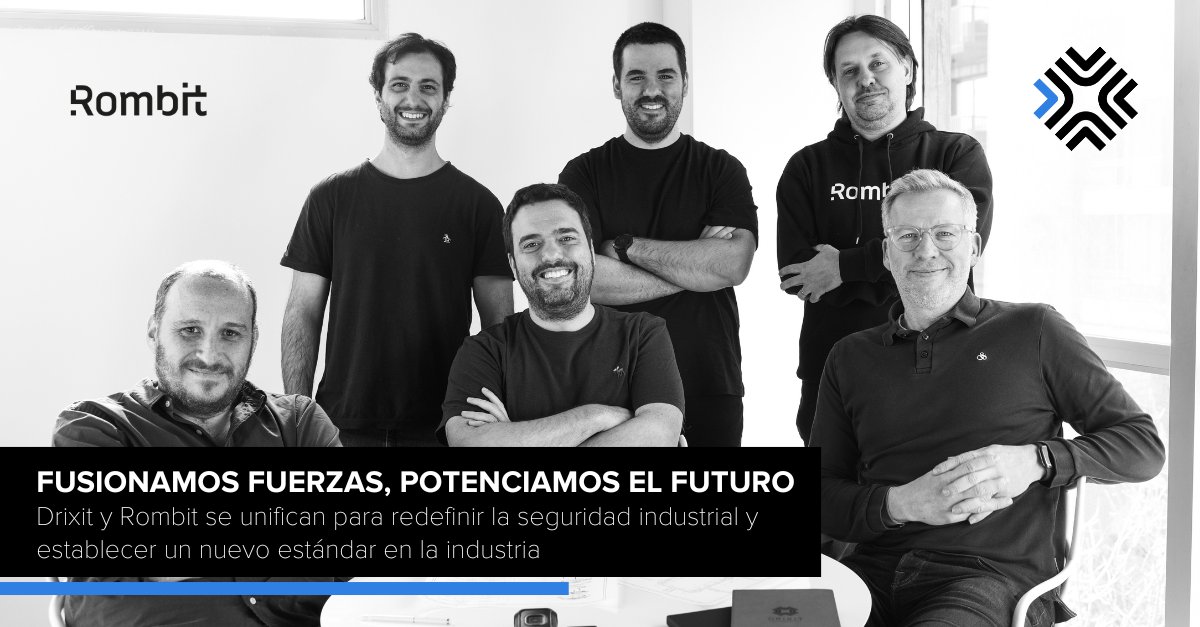 🚀 ¡Drixit y <a href="/Rombit_com/">Rombit</a>  se unen! 🤝 Estamos emocionados de anunciar esta unión que transformará la seguridad industrial, desarrollando soluciones innovadoras y estableciendo nuevos estándares globales. Descubre más sobre esta fusión visitando el enlace

rombit.com/press/2024/07/…