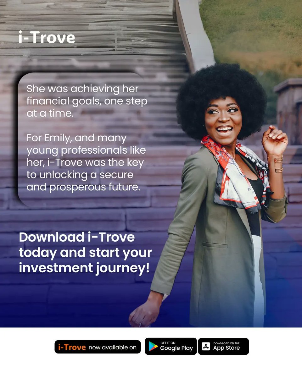 iTrove_app's tweet photo. Begin your investment journey now.

#itrove
#itroveapp
#SmartInvesting
#smartinvestment https://t.co/hLddVKLO69