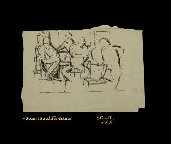 SutcliffeEstate's tweet photo. Gather round and enjoy the week ahead. Daydream about vintage #Sutcliffe sketchbook in your collection or next exhibit. Ideal as corporate or hospitality aesthetics. Celebrate trending 60's revival and artful archives @SutcliffeEstate https://t.co/C2NrM20hmq #Collectors #Galleries #Museums