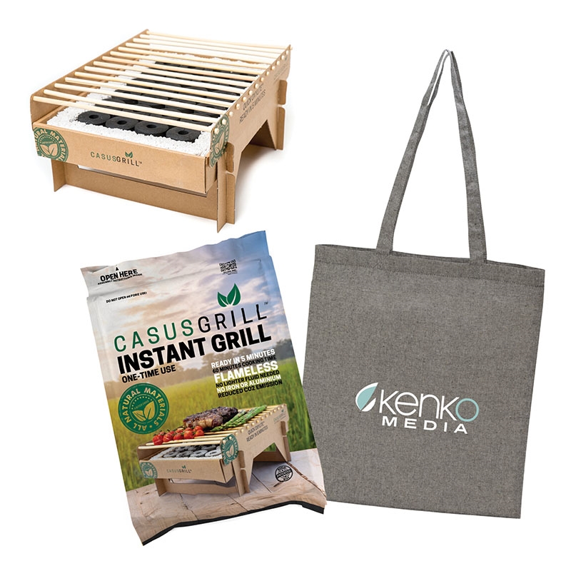 SourcepointKC's tweet image. Upgrade your outdoor gatherings with the CasusGrill™ BBQ Grill Set! Sustainable, portable, and crafted from 100% natural materials, this eco-friendly grill is biodegradable and emits 50% less CO2. #GreenGrilling #CoolPromo #EcoFriendly #Sourcepoint #YourOneSource