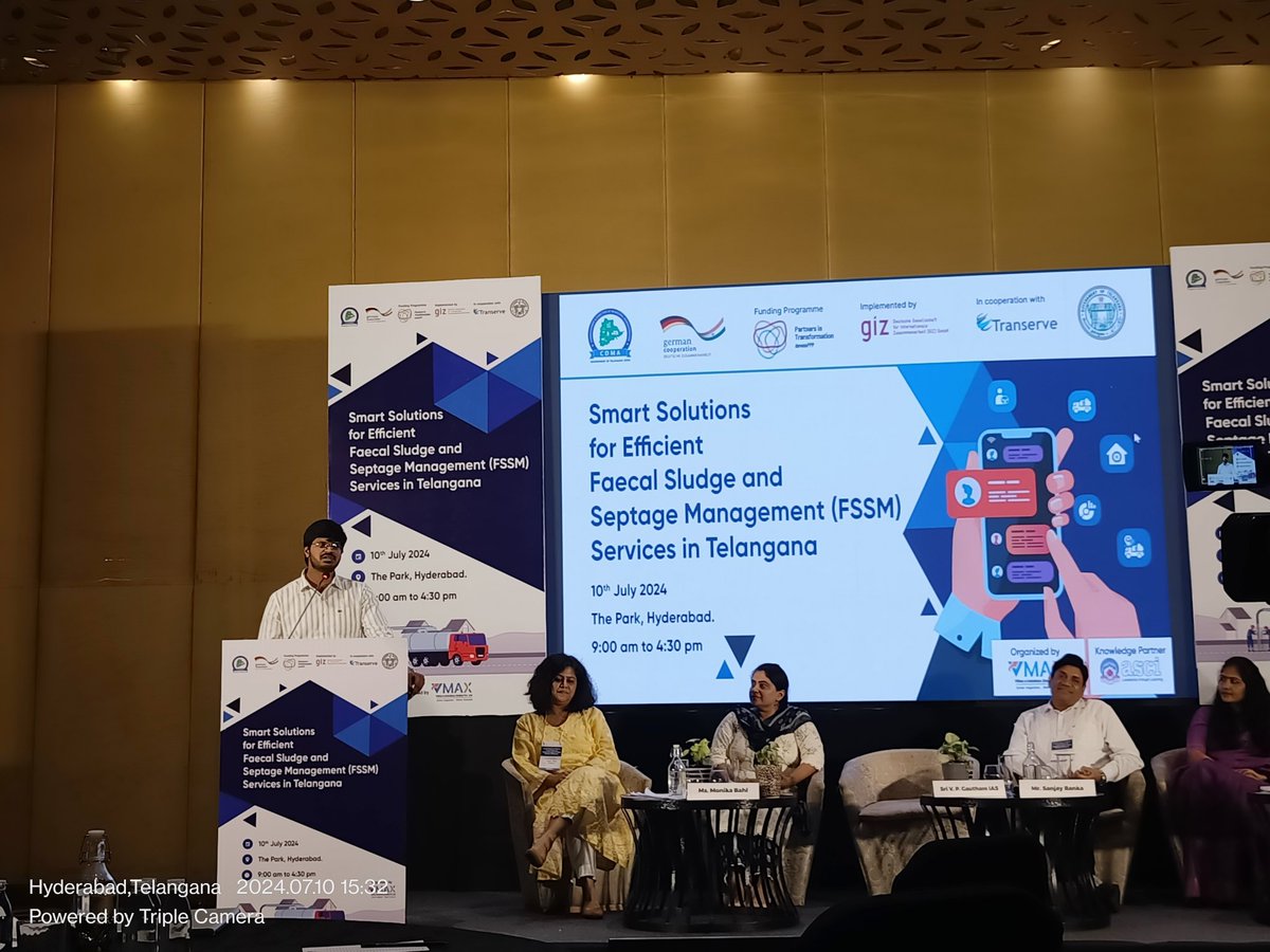 cdmatelangana's tweet photo. Attended Workshop on Faecal Sludge and Septage Management https://t.co/zh3F1dwpmt