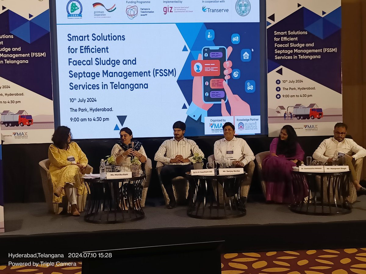 cdmatelangana's tweet photo. Attended Workshop on Faecal Sludge and Septage Management https://t.co/zh3F1dwpmt