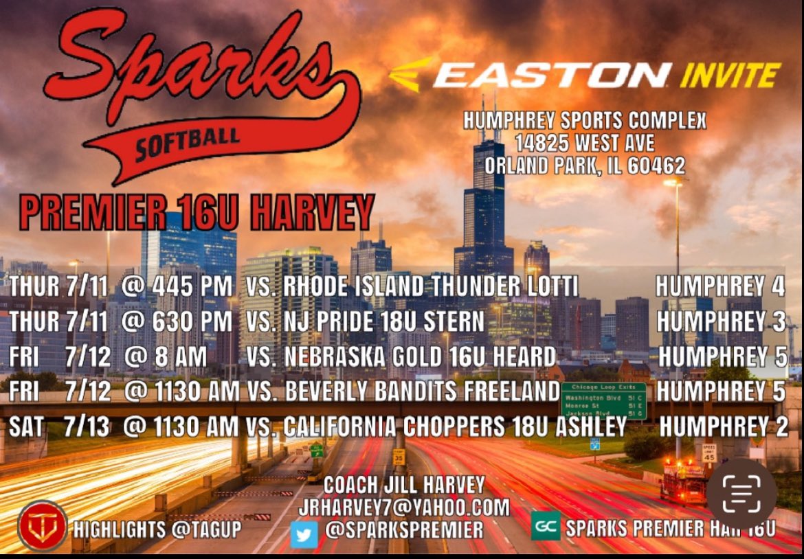 Can’t wait to get back on the field with some amazing competition! ❤️🖤🥎<a href="/HarvardSB/">Harvard Softball</a> <a href="/MizzouSoftball/">Mizzou Softball</a> <a href="/BallStateSB/">Ball State Softball</a> <a href="/PurdueSoftball/">Purdue Softball</a> <a href="/NIUSoftball/">NIU Softball</a> <a href="/NUSBcats/">Northwestern Softball</a> <a href="/RedbirdsSB/">Illinois State Softball</a> <a href="/IndianaSB/">Indiana Softball</a> <a href="/IndianaSB/">Indiana Softball</a> <a href="/BadgerSoftball/">Wisconsin Softball</a> @CoachFentonBG <a href="/NDsoftball/">Notre Dame Softball</a> <a href="/SparksPremier/">Jill Harvey - Sparks Premier</a> <a href="/patriceNdwayne/">Patrice and Dwayne Owens</a>