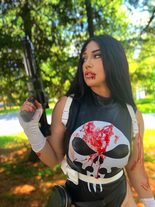 Instagram zucced these Punisher shots because of my fake stormtrooper blaster that I painted black, but