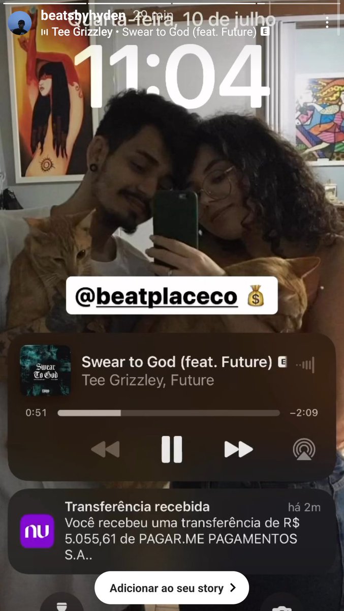 R$ 5000 vendendo beats 🤑

Você 🫵🏼 também pode!

Clique aqui e desbloqueie os melhores benefícios da Roxinha:

beatplace.co/business