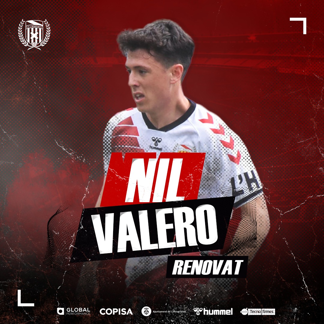 [RENOVACIÓ] 

Una altra de les revelacions del <a href="/FilialCELH/">Filial CE L'Hospitalet</a> es queda al primer equip. Nil Valero formarà part del #CELH2425. Felicitats, Nil!