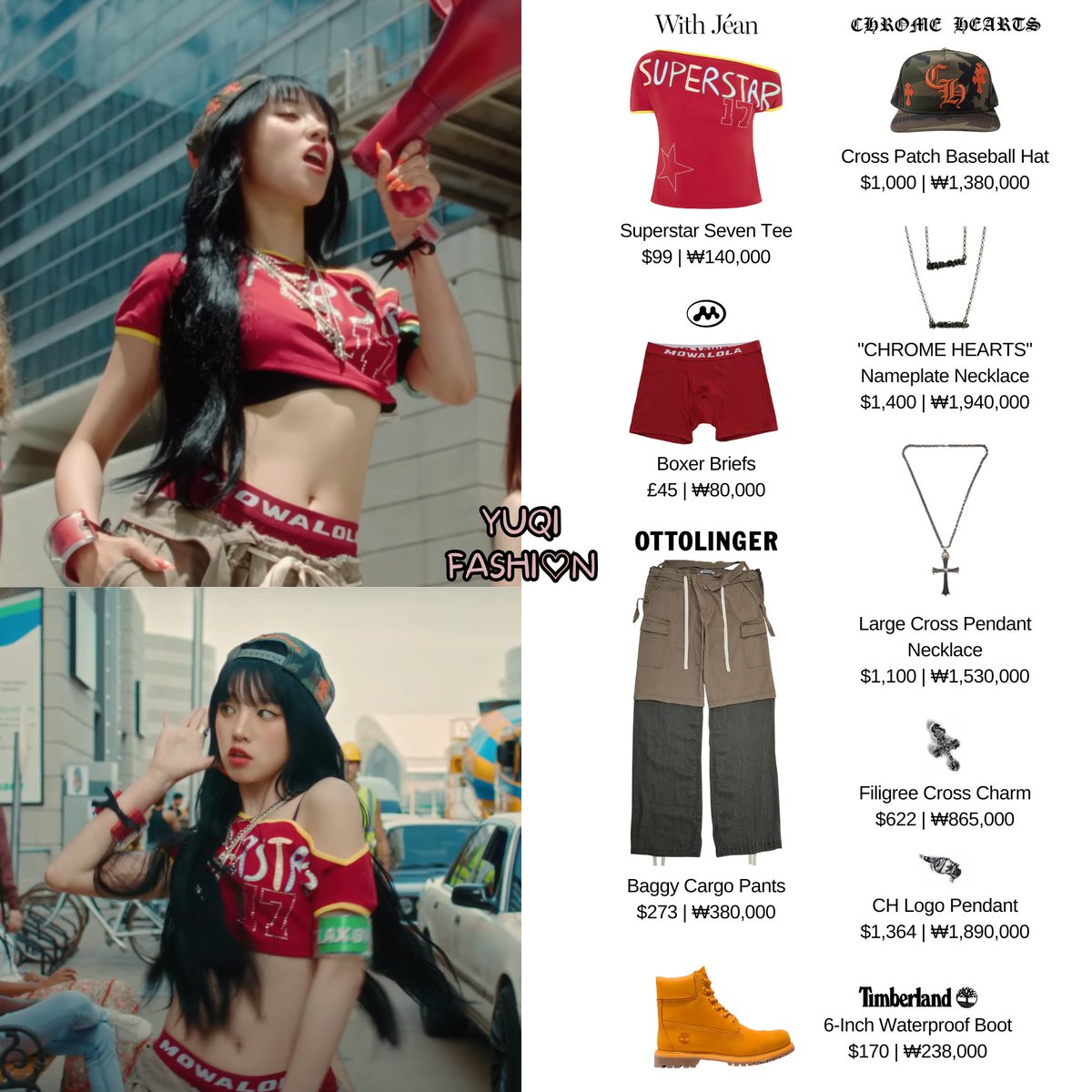[240708] (G)I-DLE '클락션 (Klaxon)' Official Music Video

She is wearing #withjean, #mowalola, #ottolinger, #timberland, #chromehearts

#YUQI #yuqifashion #gidle #여자아이들 #우기 #I_SWAY #Klaxon