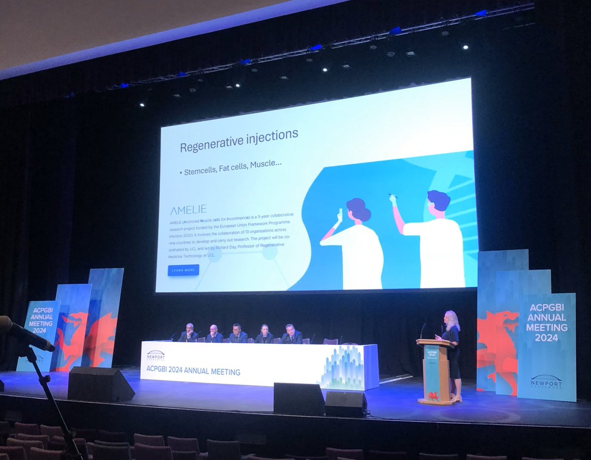 AMELIE (@amelieproject) on Twitter photo Great to see <a href="/jules_cornish/">Julie Cornish</a> spreading the word at #ACPGBI2024 about the <a href="/CV_UHB/">Cardiff and Vale University Health Board</a> involvement in the AMELIE Project as the newest trial site. Patients with #faecalincontinence deserve improved treatment options to tackle this devastating condition Great to see <a href="/jules_cornish/">Julie Cornish</a> spreading the word at #ACPGBI2024 about the <a href="/CV_UHB/">Cardiff and Vale University Health Board</a> involvement in the AMELIE Project as the newest trial site. Patients with #faecalincontinence deserve improved treatment options to tackle this devastating condition