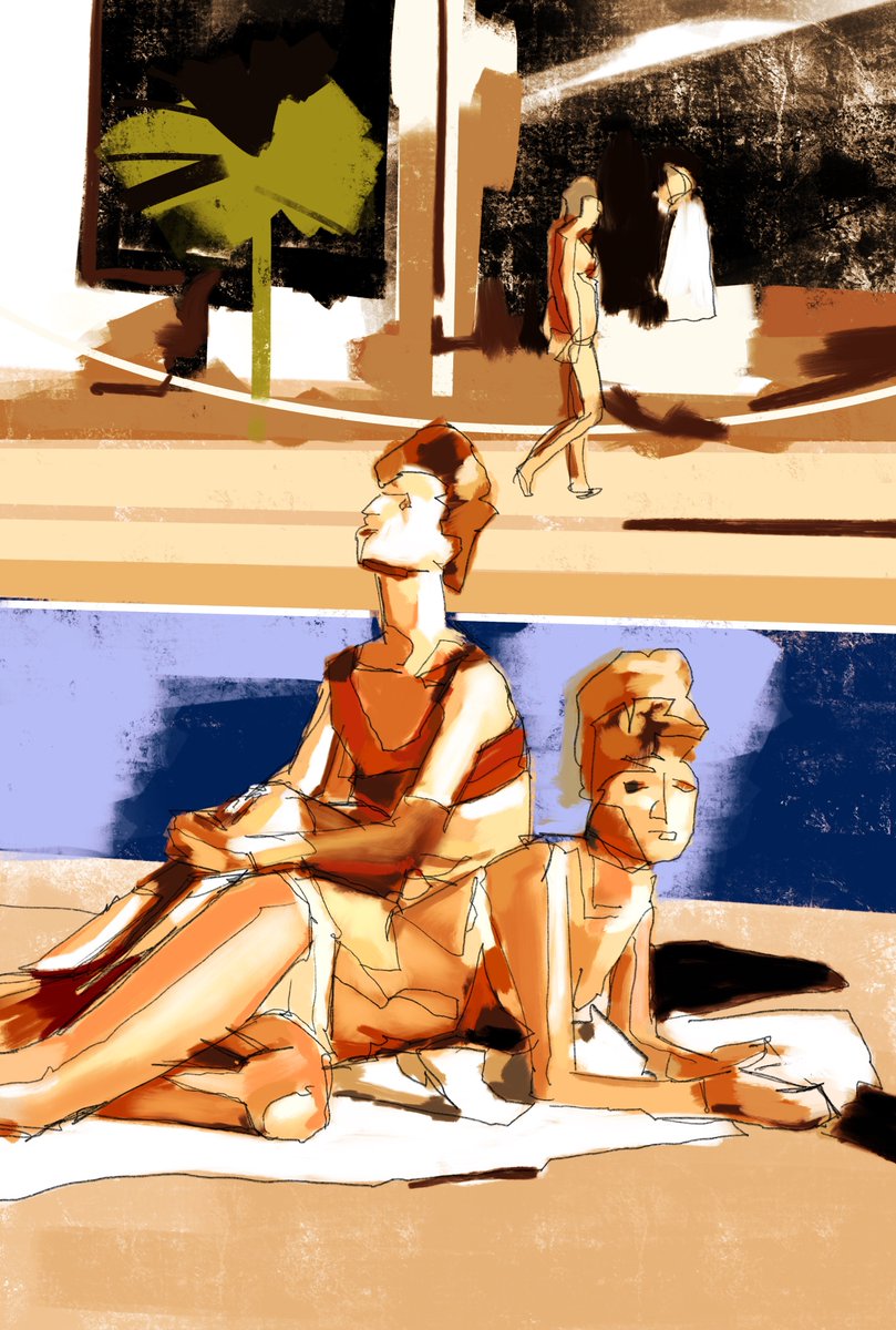 #Share4Tez 

piscina calda
1/1 summer vibe

procreate flat sketch