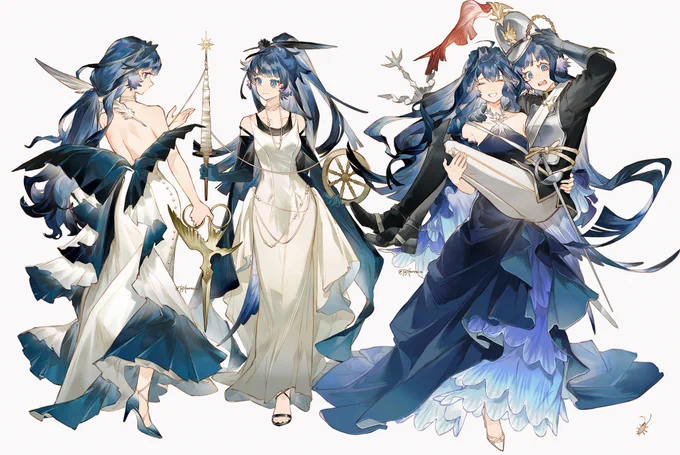 星极和星源生日快乐!Happy birthday to Astesia and Astgenne!
