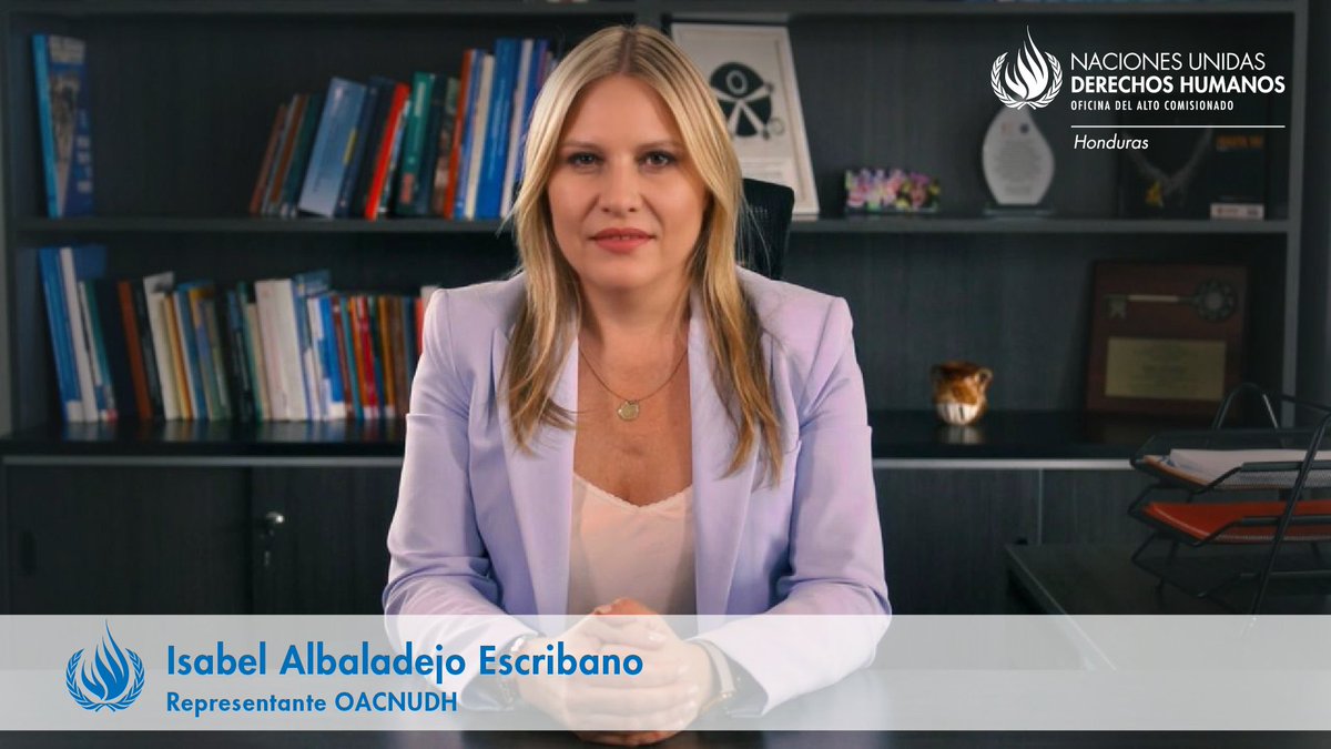 “Derechos humanos de personas privadas de libertad en el contexto de la crisis carcelaria". 

Intervención de la Representante de #OACNUDH, Isabel Albaladejo, en audiencia pública de la <a href="/CIDH/">CIDH - IACHR</a>. 

Vea la intervención en el siguiente link:
📺 youtu.be/Z3dR1vkUYwk