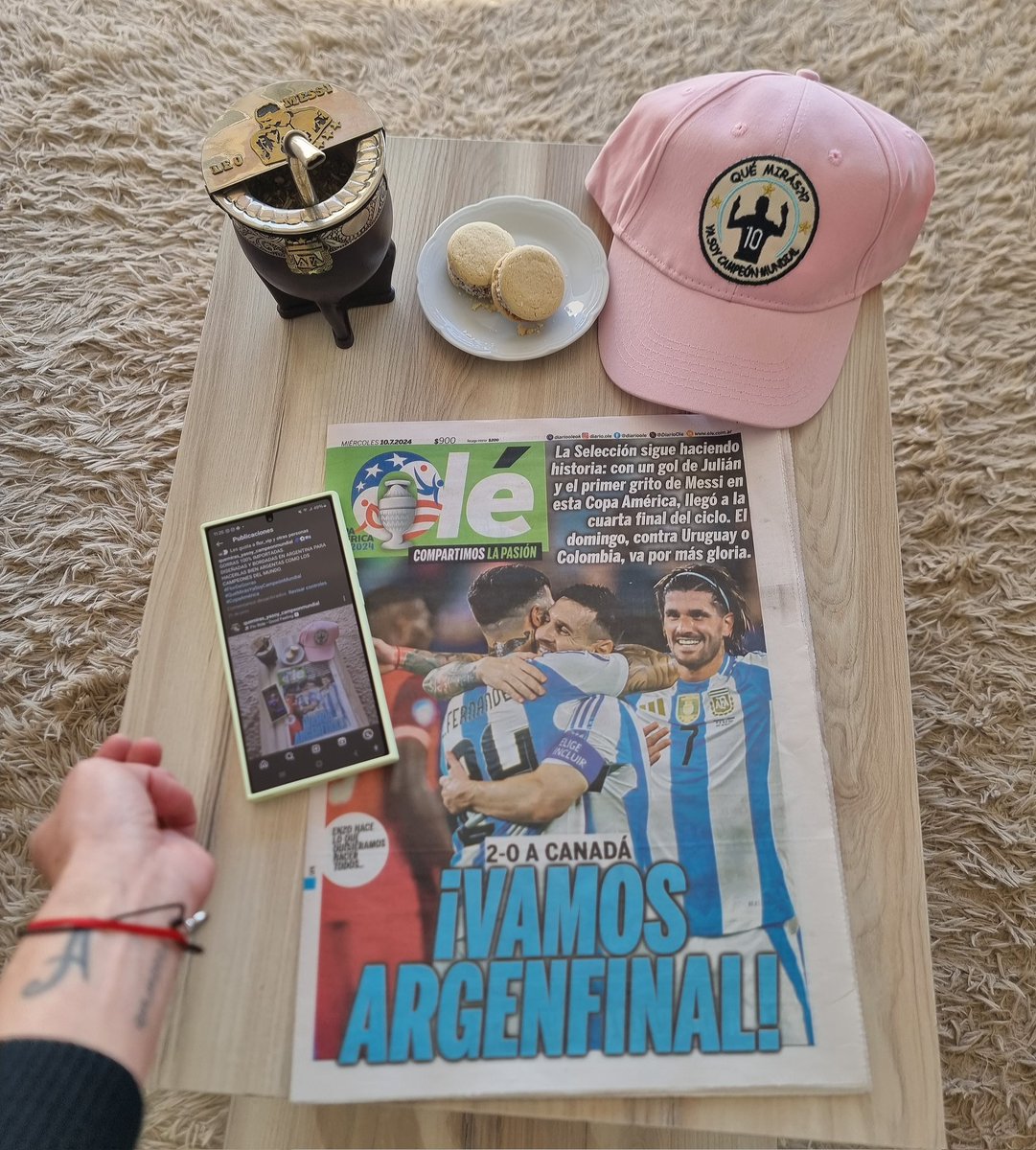 flor_vip's tweet photo. HERMOSA MAÑANA ¿VERDAD? 
#VamosARGENFINAL 🇦🇷⚽️💪
@DiarioOle 
@AFA_seleccion https://t.co/bRWb9NLwBP