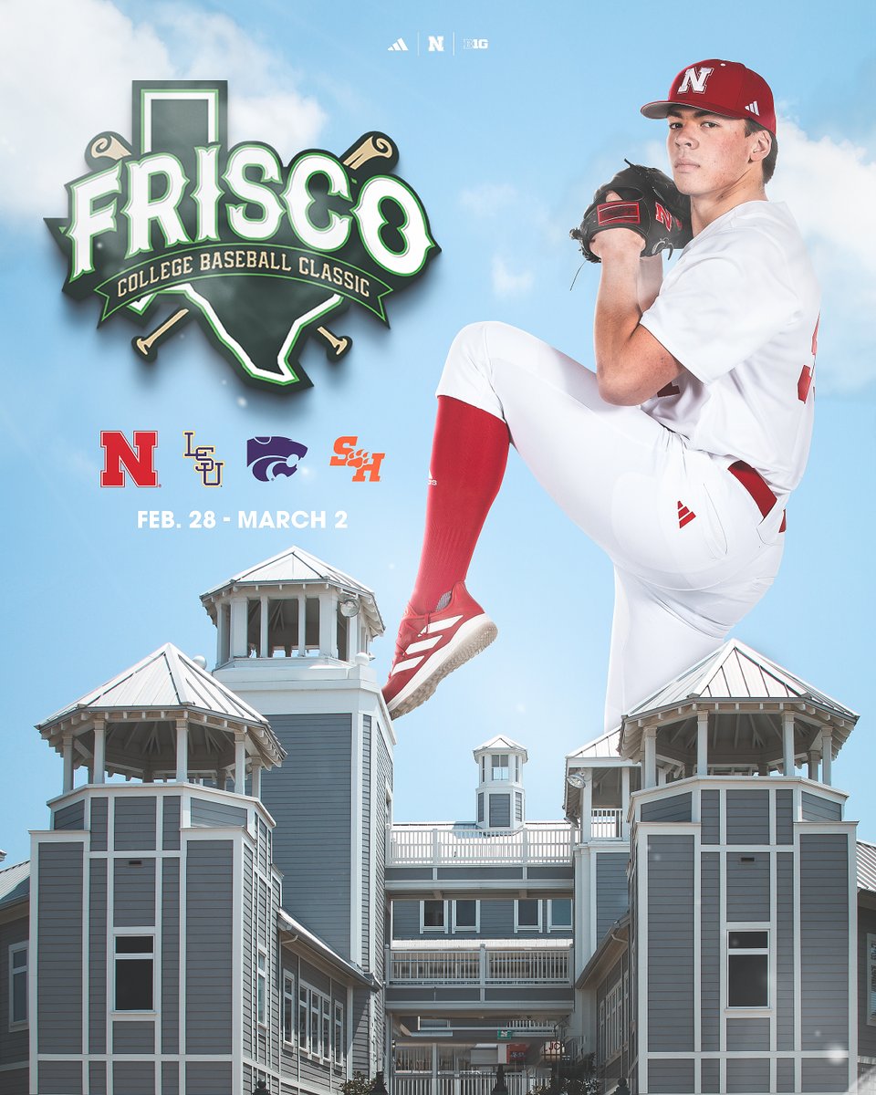 Nebraska Baseball (@huskerbaseball) on Twitter photo Saddle up for Frisco. 🤠
We're headed to the <a href="/FriscoClassic/">Frisco Classic ⚾️</a> at Riders Field on Feb. 28-Mar. 2, 2025.
🎟️: friscoclassic.com/tickets Saddle up for Frisco. 🤠
We're headed to the <a href="/FriscoClassic/">Frisco Classic ⚾️</a> at Riders Field on Feb. 28-Mar. 2, 2025.
🎟️: friscoclassic.com/tickets