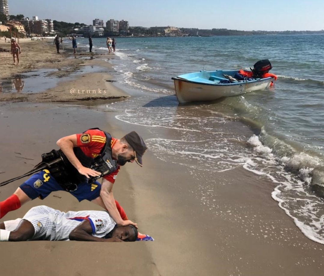 Meanwhile at the Spanish beaches