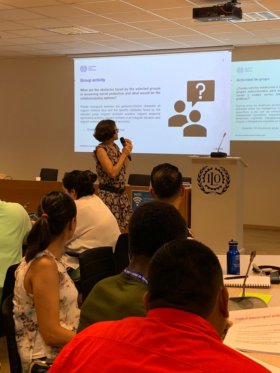 Excited for the dynamic brainstorming sessions happening at the #LMA24! We're keeping to discuss topics like bilateral #migration agreements and social safeguards for migrant #workers. Joining forces in team activities to uncover new, fresh and creative solutions! 🌍💬🤔