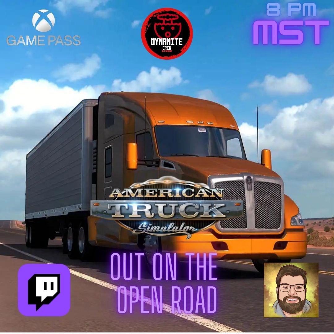 Bamboozled95's tweet image. Get ready! We are hitting the open road with another game review! 

Ever wanted to get behind the wheel of one of dem big rigs? Well now you can ! 

#ANNOUNCEMENT #FYP #livenotification #SCHEDULE #Twitch #gamereviews 

twitch.tv/bamboozled95