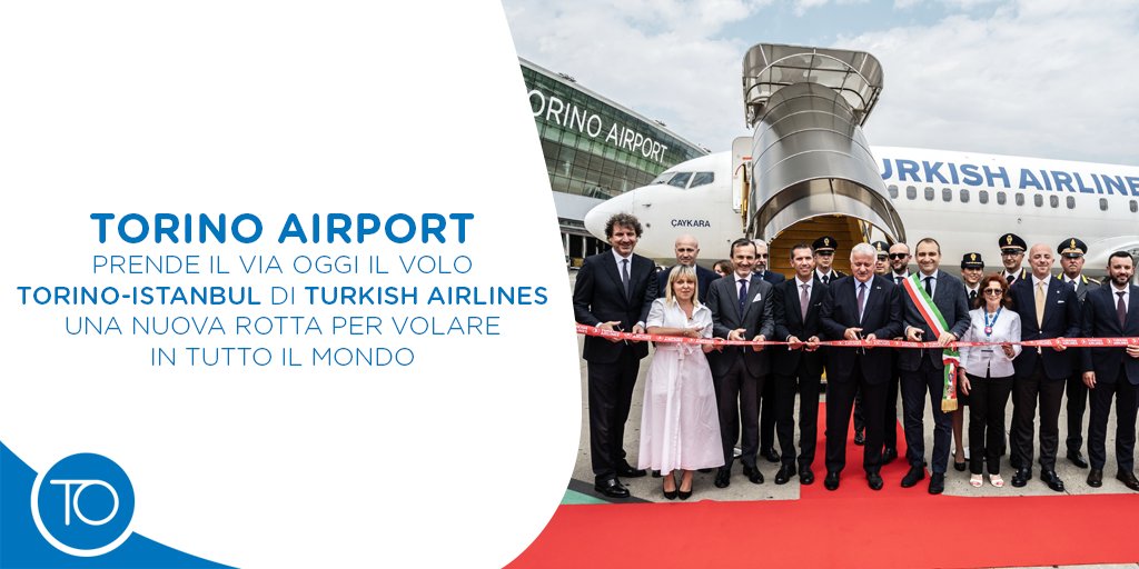 Torino Airport (@torinoairport) on Twitter photo Con un evento inaugurale che ha visto la partecipazione del top management di <a href="/TurkishAirlines/">Turkish Airlines</a> e delle istituzioni piemontesi, prende il via oggi il volo #TorinoAirport-Istanbul. Una nuova rotta per volare in tutto il mondo! Comunicato stampa completo: bit.ly/4cxlXzH Con un evento inaugurale che ha visto la partecipazione del top management di <a href="/TurkishAirlines/">Turkish Airlines</a> e delle istituzioni piemontesi, prende il via oggi il volo #TorinoAirport-Istanbul. Una nuova rotta per volare in tutto il mondo! Comunicato stampa completo: bit.ly/4cxlXzH