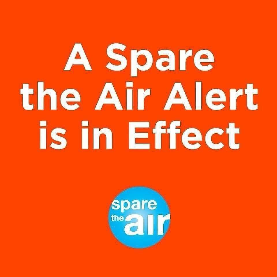ZachHilton_CA's tweet photo. BAAQMD has issued a Spare the Air alert for the SF Bay Area July 10. Wood burning ban in effect due to high levels of fine particulate pollution, such as during a wildfire. Wood Burning Prohibited (https://t.co/fC5tjCh6nA) #HiltonForCouncil #Gilroy #HiltonForGilroy @sparetheair https://t.co/VZndfwFcP6