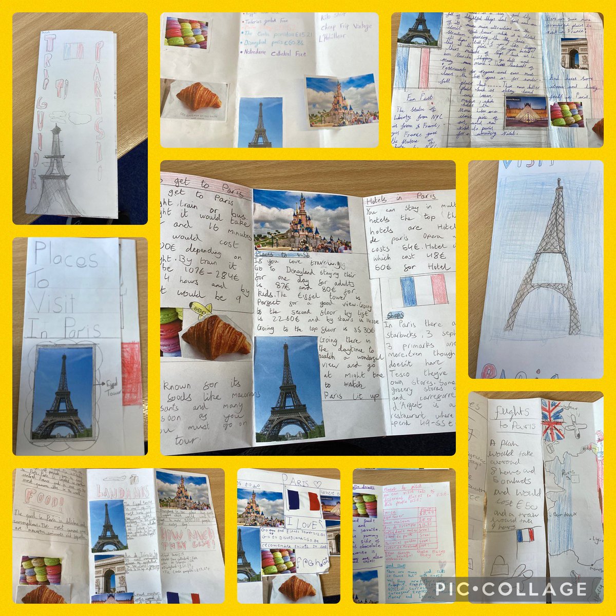 5A think, “tu devrais visiter Paris!”
We researched and created travel brochures advertising the wonders of Paris during French Week <a href="/paganelschool/">Paganel Primary</a>