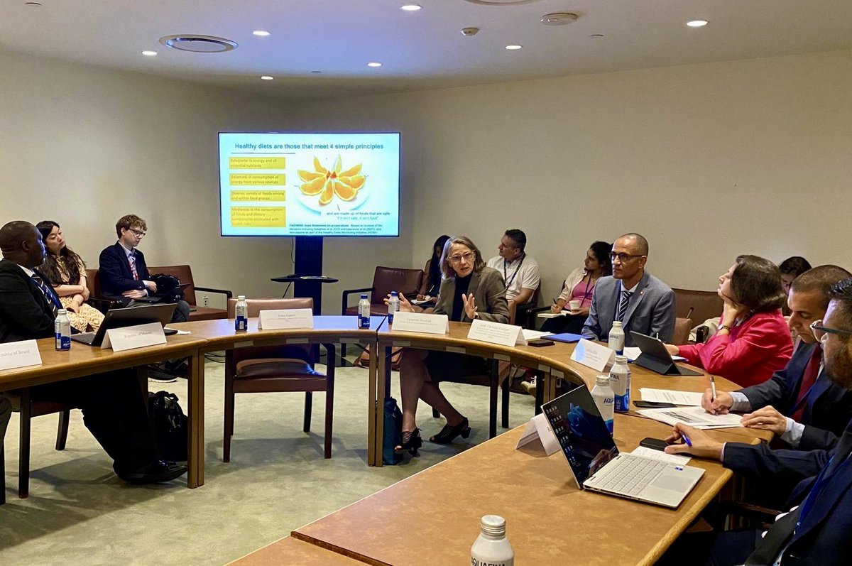 📣High-quality diets are essential to meet nutrition goals!
#HLPF2024:🇨🇭co-organized a discussion on:
➡️How data on dietary diversity can be leveraged to improve public policies on nutrition
➡️The need for a new indicator to measure healthy diets
#2030Agenda #SDG2 🌎🌱