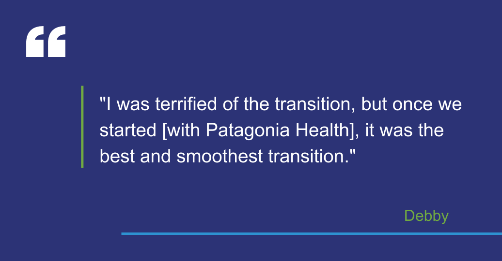 patagoniahealth's tweet image. We 💚 hearing from our customers!
Here at Patagonia Health, we prioritize your seamless transition. Benefit from comprehensive training options like webinars and in-person sessions with our expert trainers, ensuring your team excels.
#EasyTraining #SmoothTransition