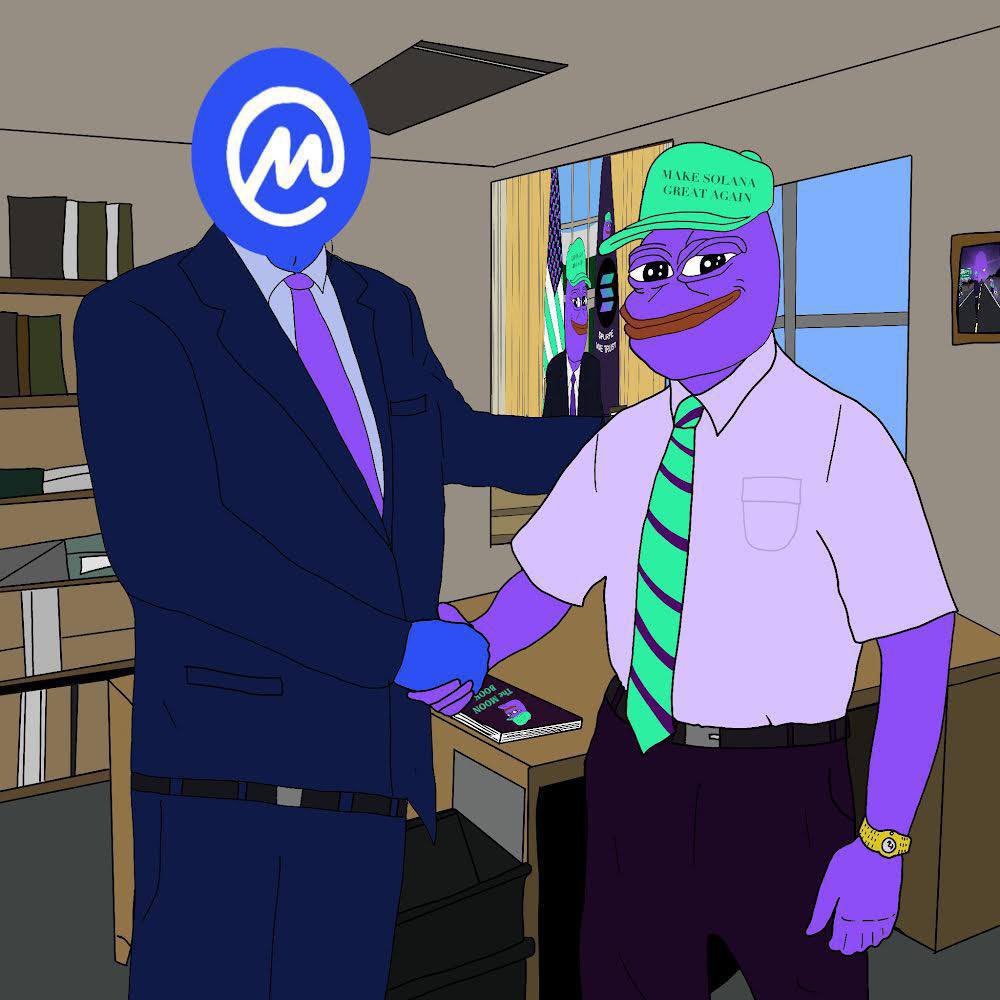 PurplePepeSol's tweet photo. GM $PURPE community. We are officially listed on @CoinMarketCap TY! https://t.co/GOWs908MGt
