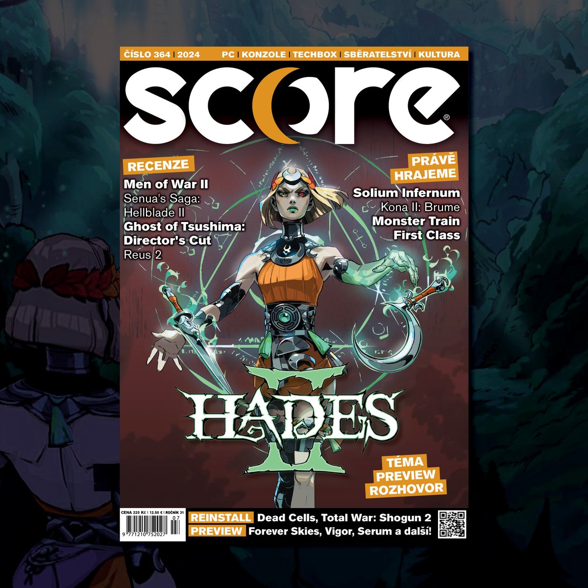 ScoreCZ's tweet image. SCORE 364 v prodeji -&amp;gt; send.cz/casopis/344/sc…

#HadesII #MenOfWarII #Reus #GhostOfTsushima @vigorthegame @SoliumInfernum @SupergiantGames