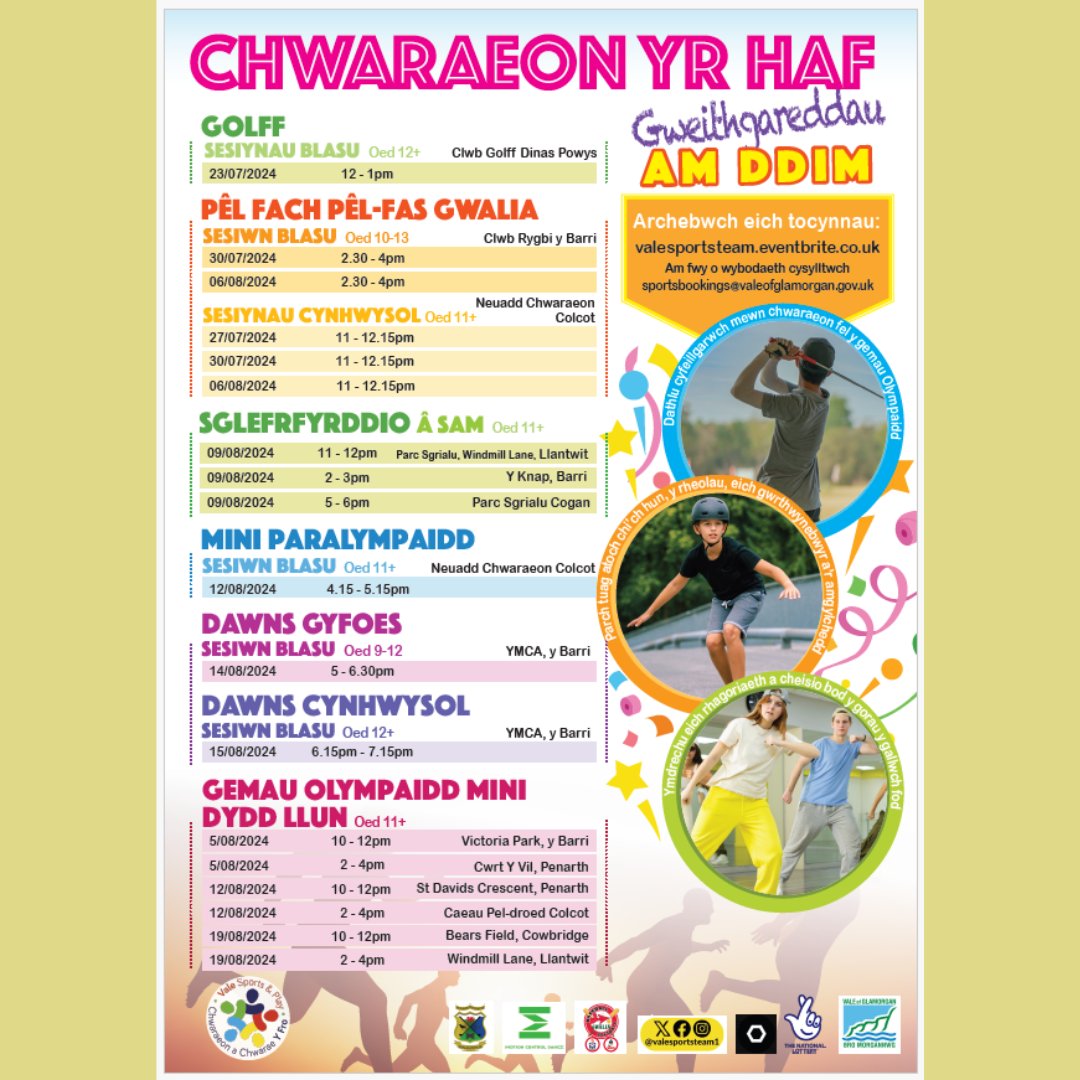 Vale Sports Team||Tim Chwaraeon y Fro tweet media